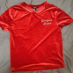 Red shirt Bayee babe